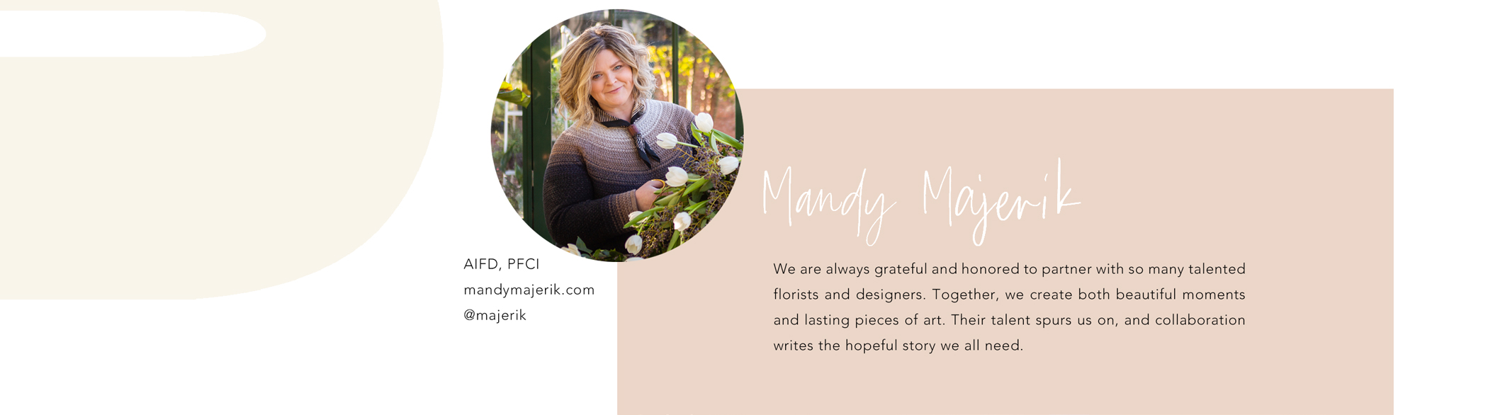 Mandy Majerik, AIFD PFC, mandymajerik.com 