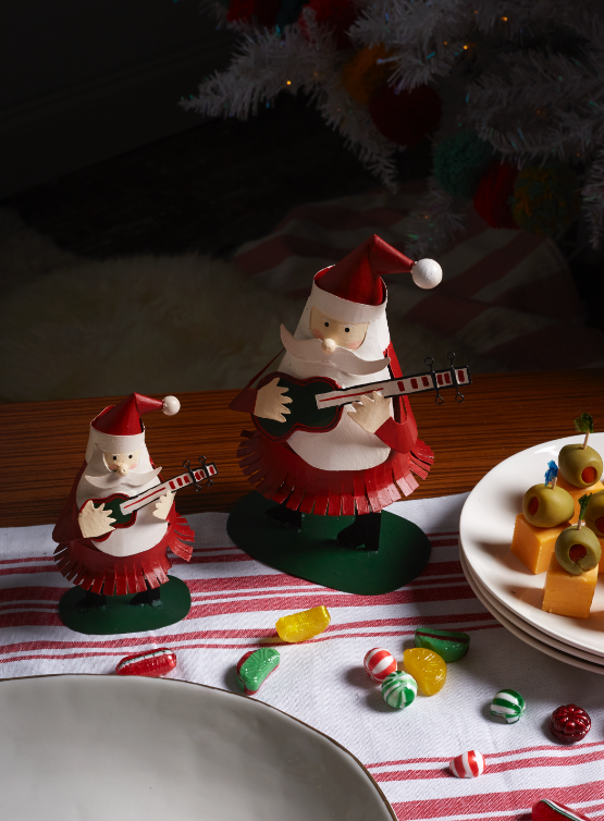 Shop Rockin' Santa Figurine 